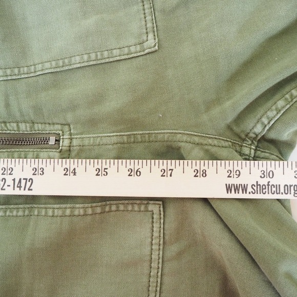 Free People Charlie Utility Jumpsuit Coveralls Olive Army Green Sz 4 No Belt - Picture 7 of 13